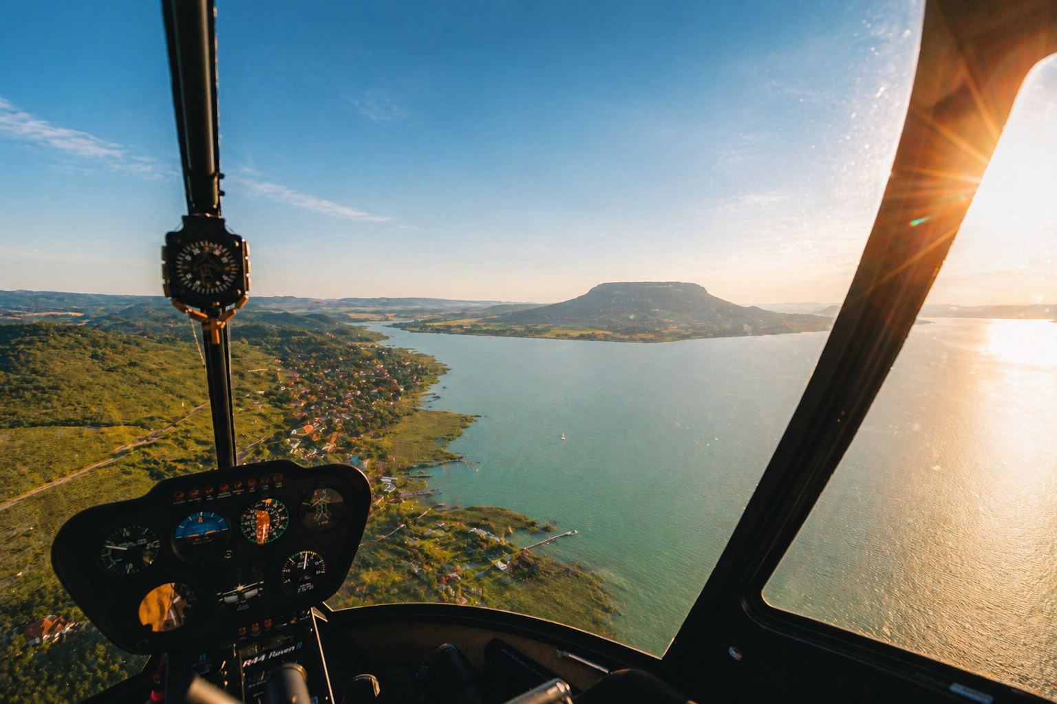 Sétarepülés a Balaton felett